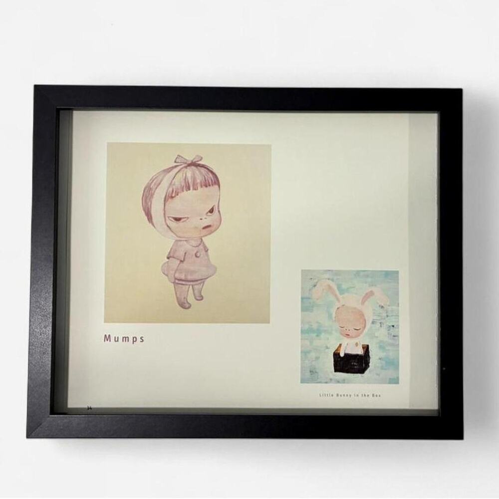 Nara Yoshitomo Nara contemporary art prints 8x10 " framed